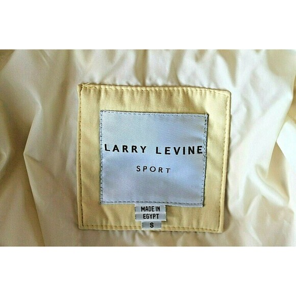 Larry Levine Sport Jacket Yellow Hooded Hoodie Lined Coat Womens Size S - Picture 6 of 7